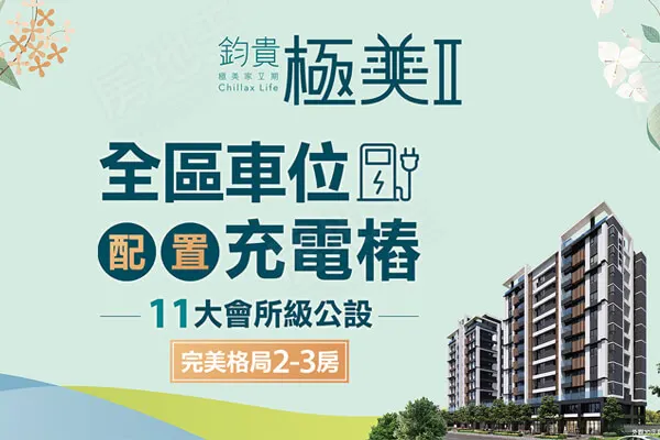 鈞貴極美II建案主視覺