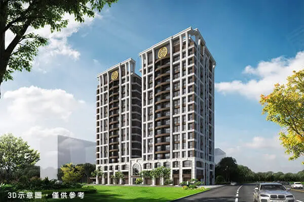 尊勝白金濤苑建案主視覺