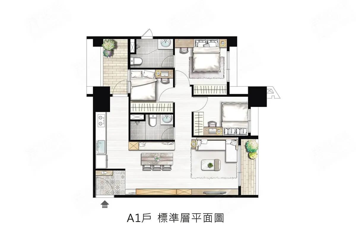 青和登豐格局圖 1