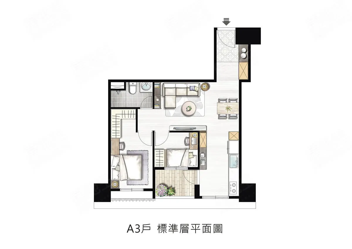 青和登豐格局圖 3