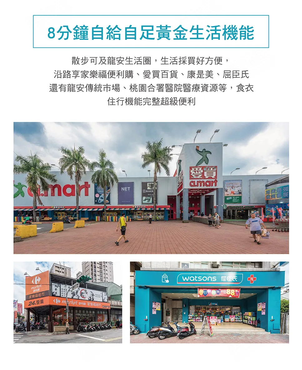 便利 黃金  散步 生活圈